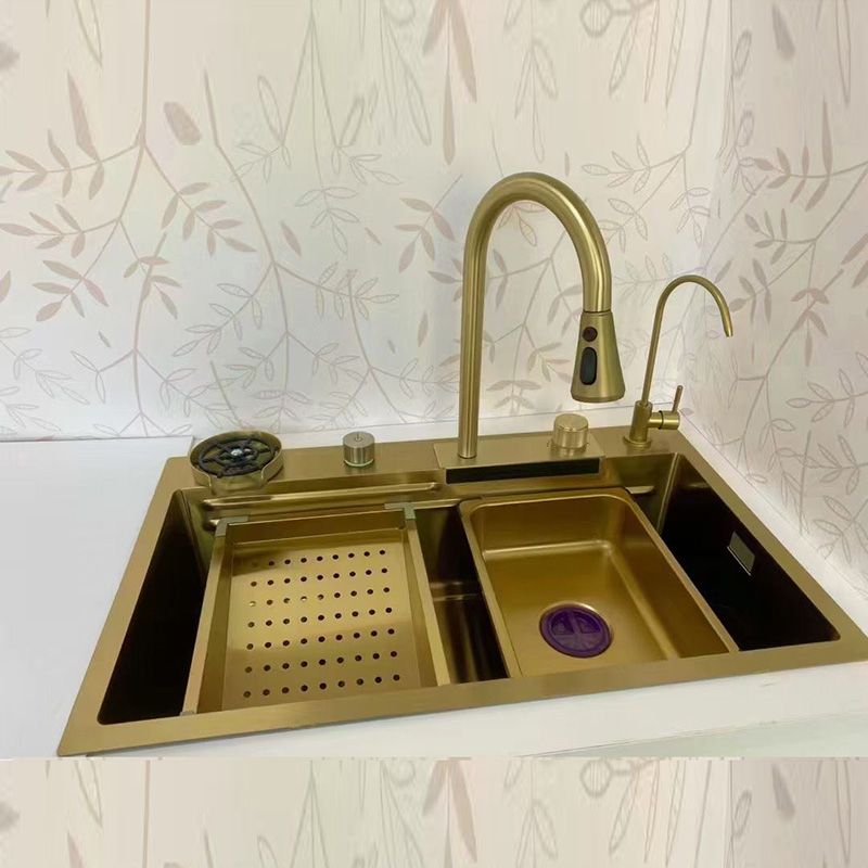 Gold Color Kitchen Sink 1