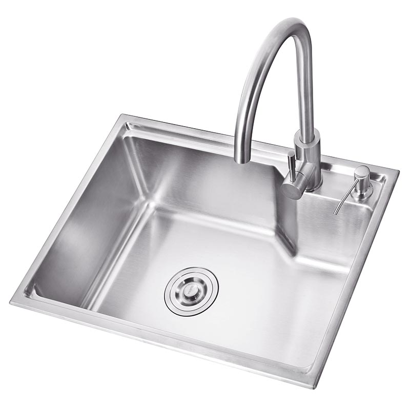 Imitation manual single kitchen sink 1